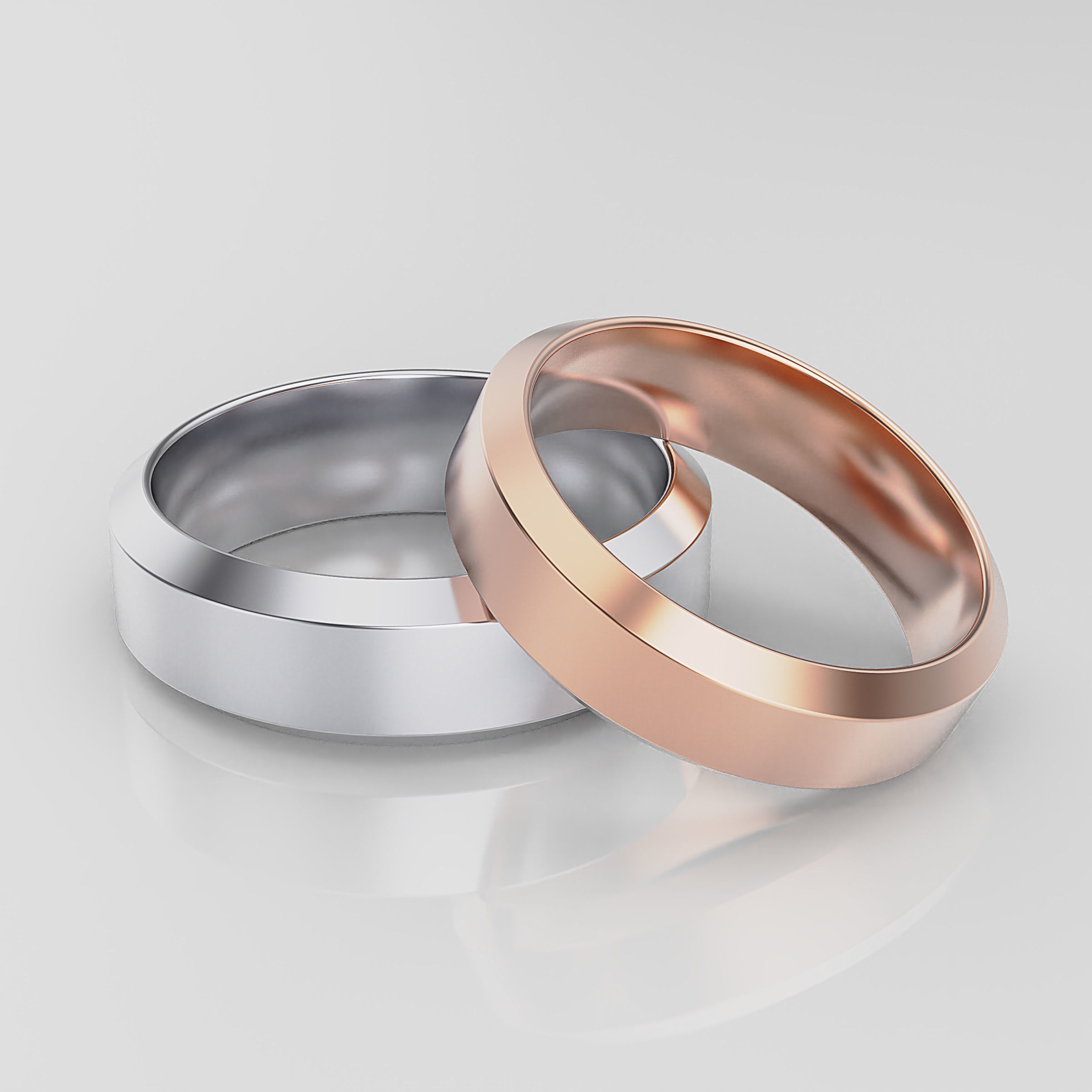 Wedding Band Men 3D print model_7