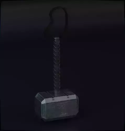 Mjolnir thor hammer Free 3D model