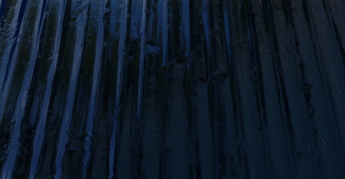 Blue Corrugated Steel PBR Texture Texture_8