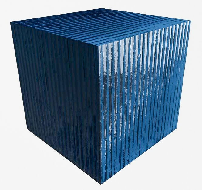 Blue Corrugated Steel PBR Texture Texture_1