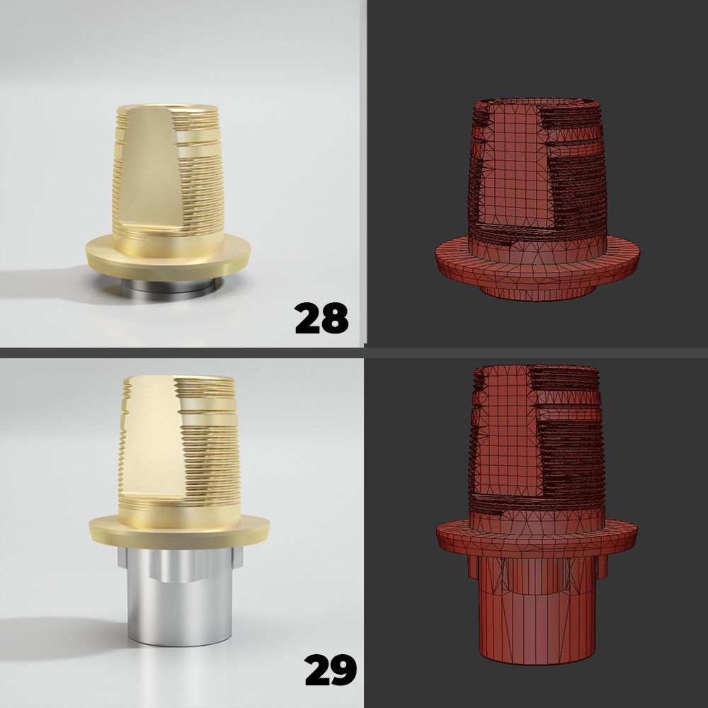 39 Titanium bases for dental implants 3D model_15