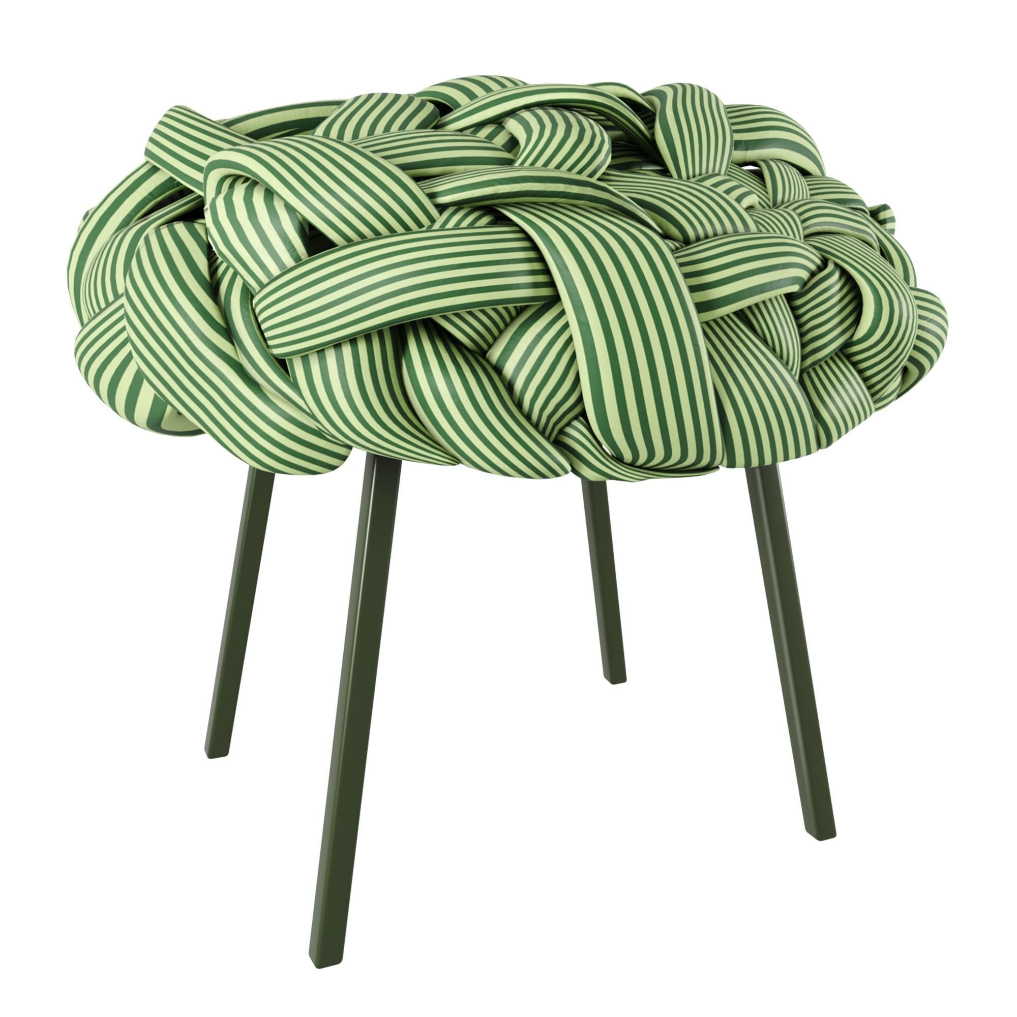 Pouf cloud 3D model_1