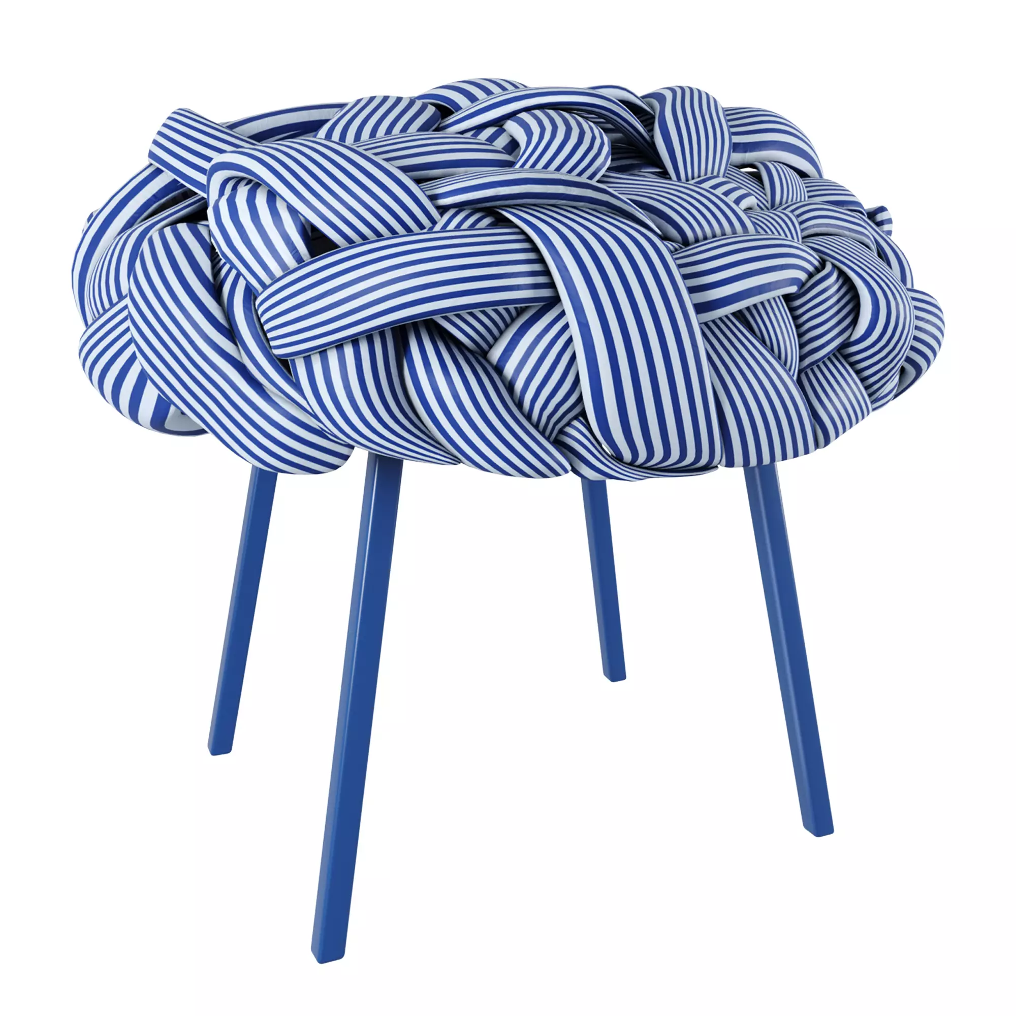 Pouf cloud 3D model_0