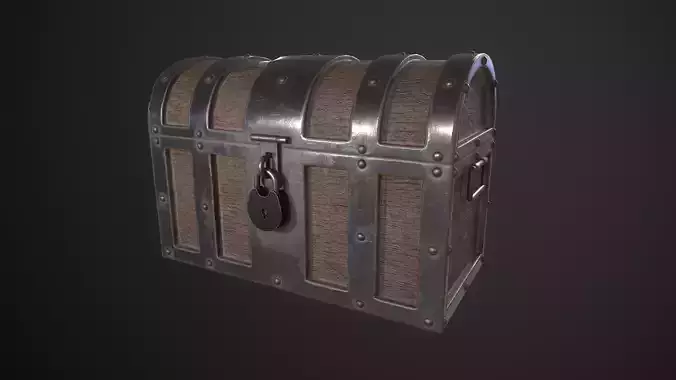 Pirate old treasure chest