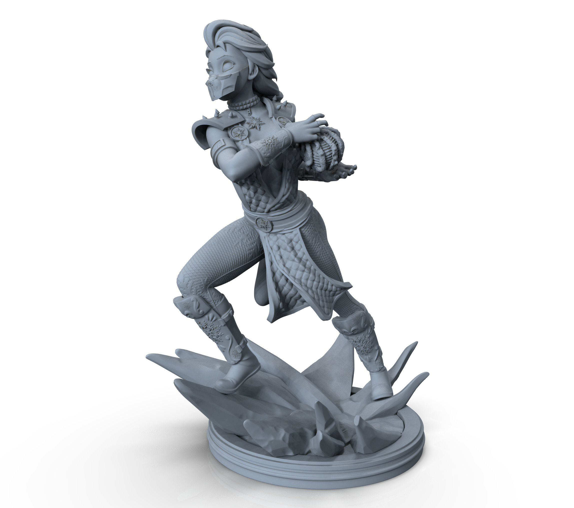 Elsa Sub-Zero Fan Art 3D print model_4