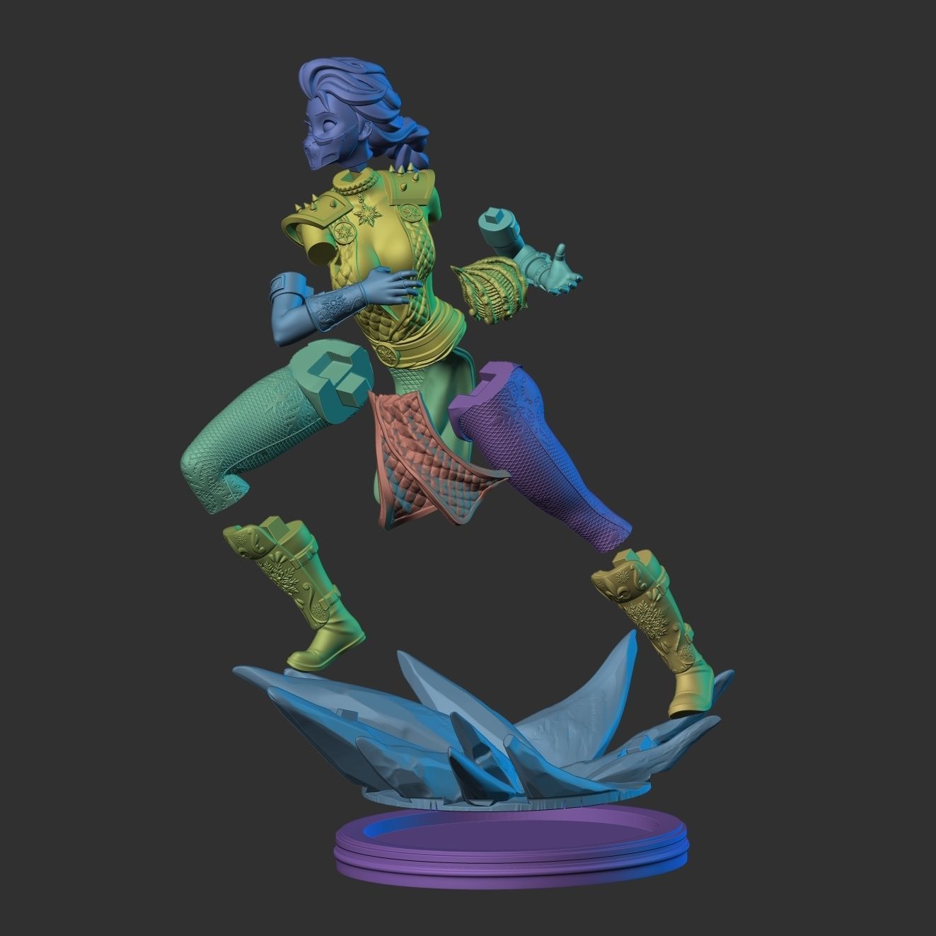 Elsa Sub-Zero Fan Art 3D print model_2