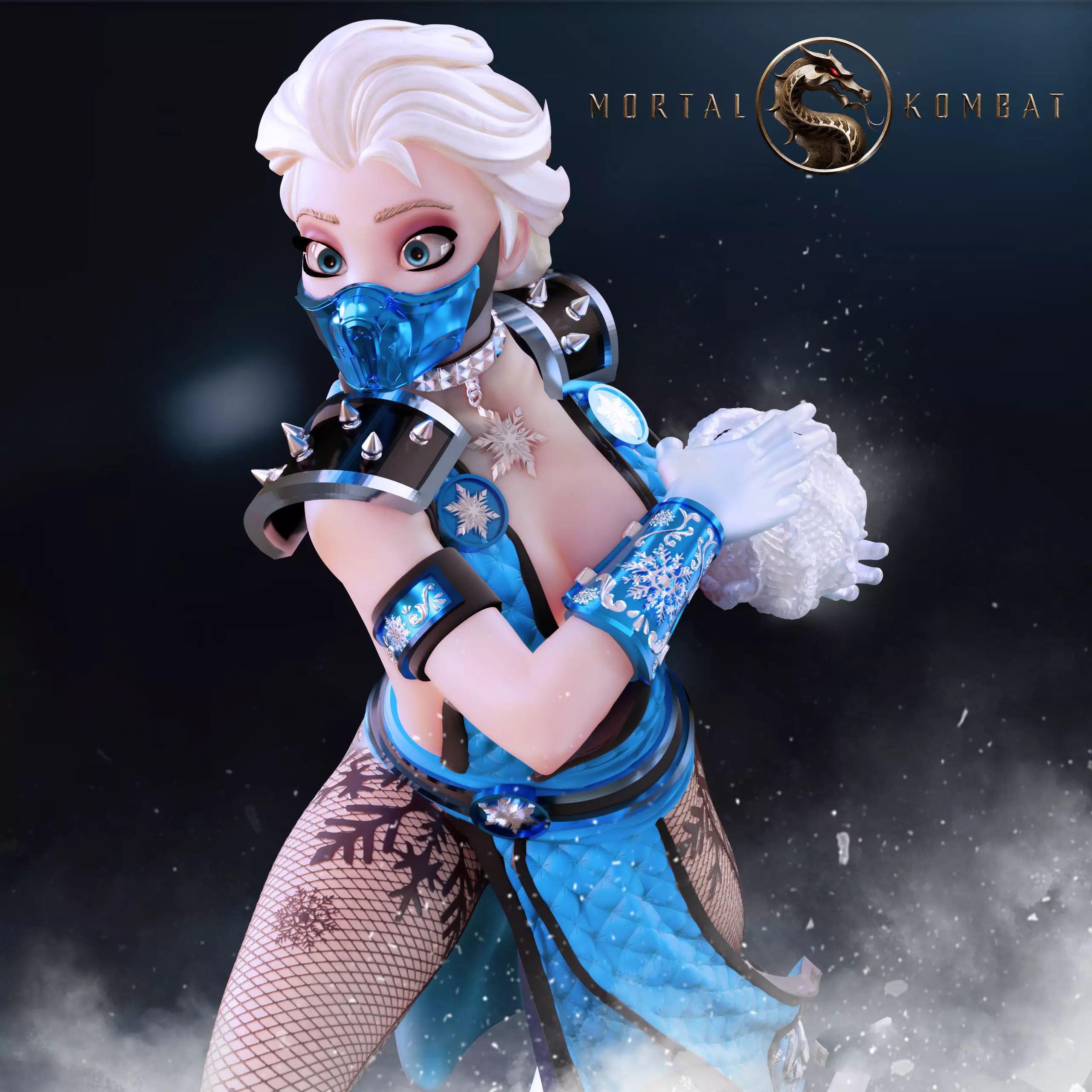 Elsa Sub-Zero Fan Art 3D print model_0