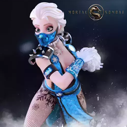 Elsa Sub-Zero Fan Art 3D print model