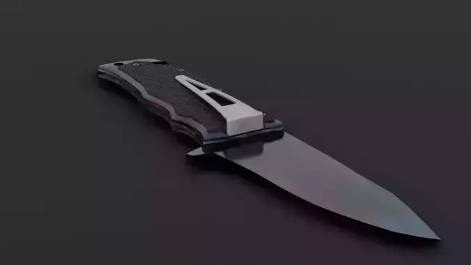 Rainbow Pocket Knife Free low-poly 3D model