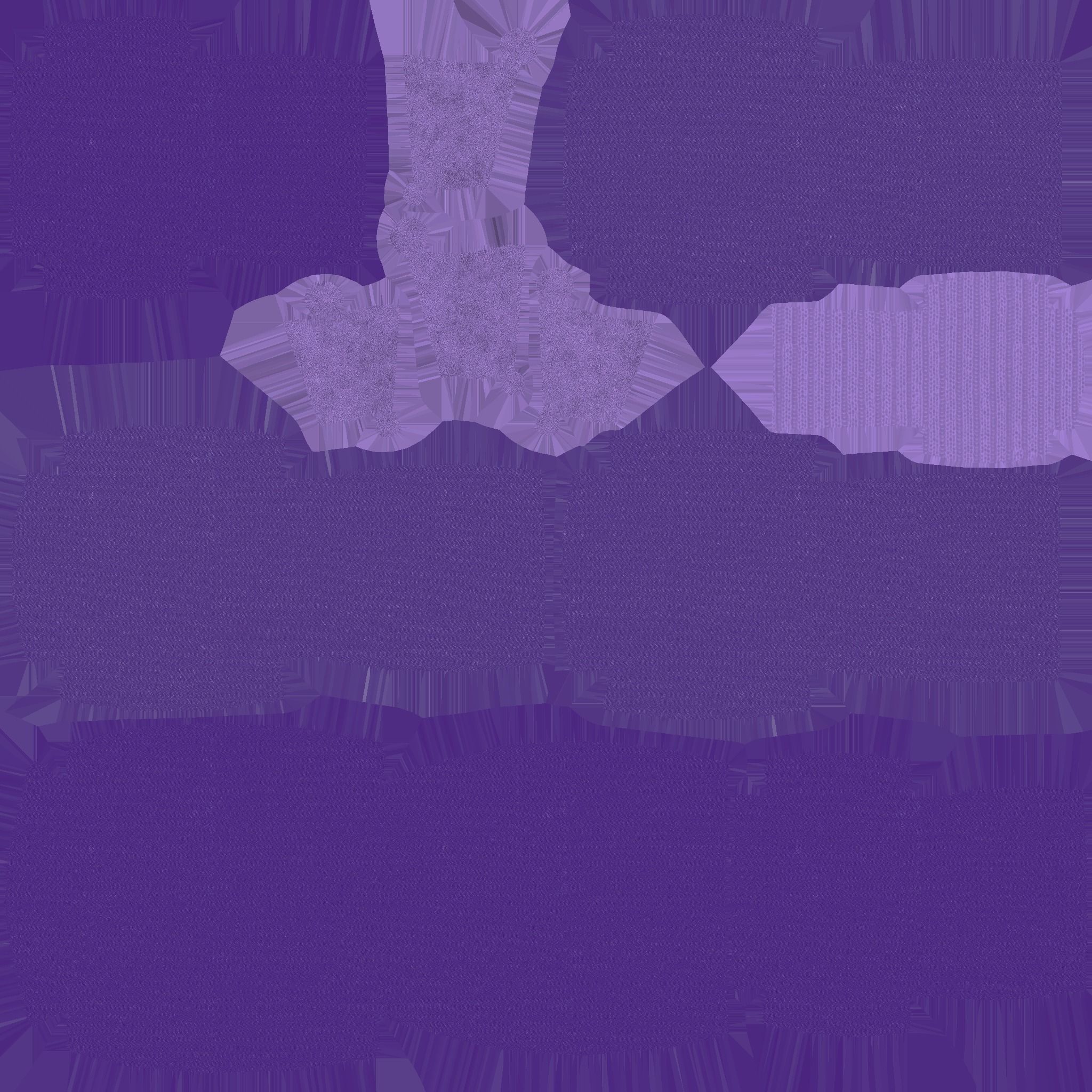 Purple Armchair Pillow - Furniture Interior Design Low-poly 3D model_13