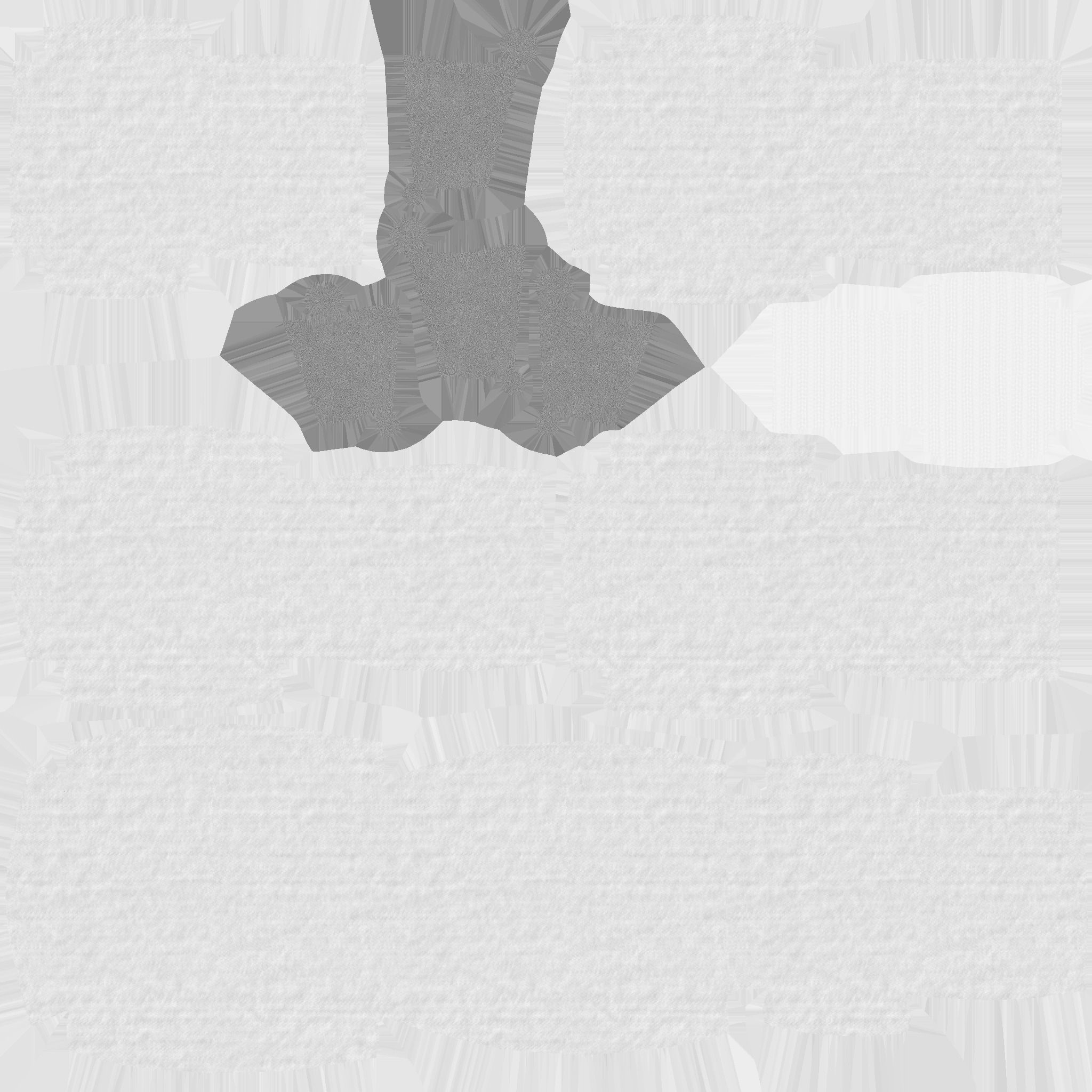 Purple Armchair Pillow - Furniture Interior Design Low-poly 3D model_11