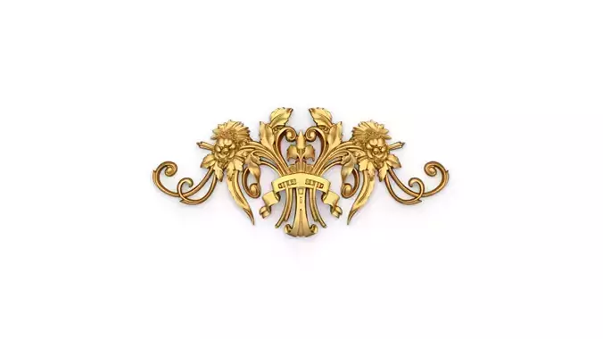 Classic decor ornament 33 3D print model