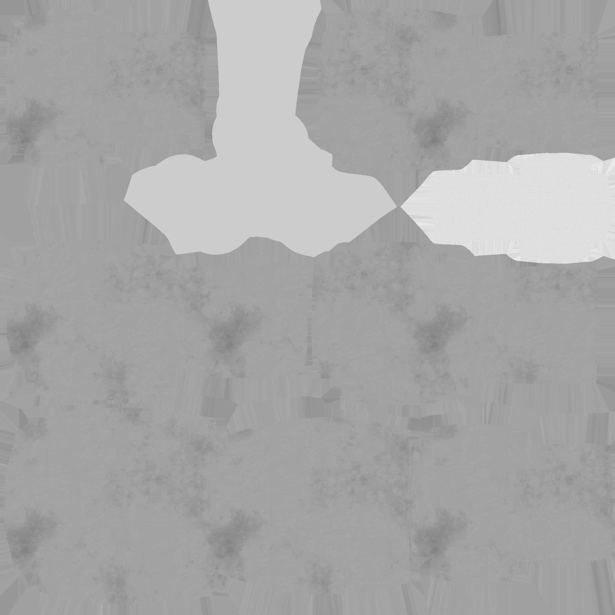 Brown Leather Armchair Pillow - Furniture Interior Design Low-poly 3D model_11