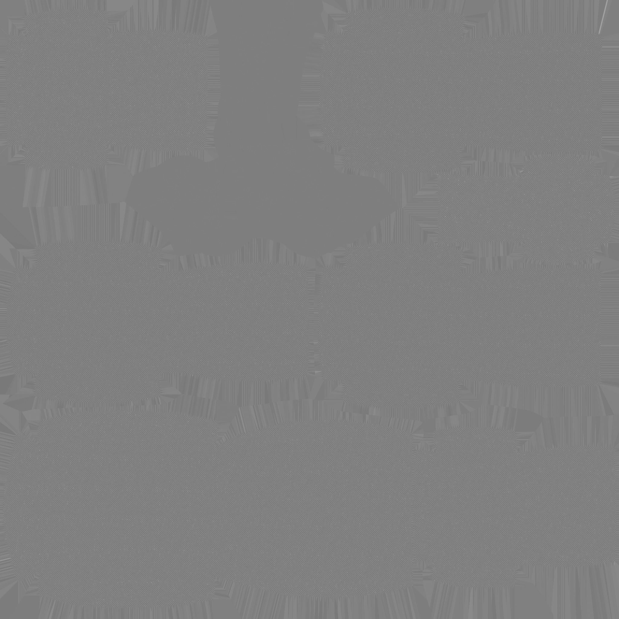 Blue Plaid Armchair Pillow - Furniture Interior Design Low-poly 3D model_13