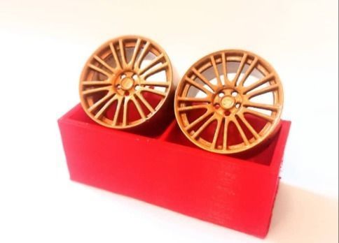 Subaru STI Wheels 3D print model_1