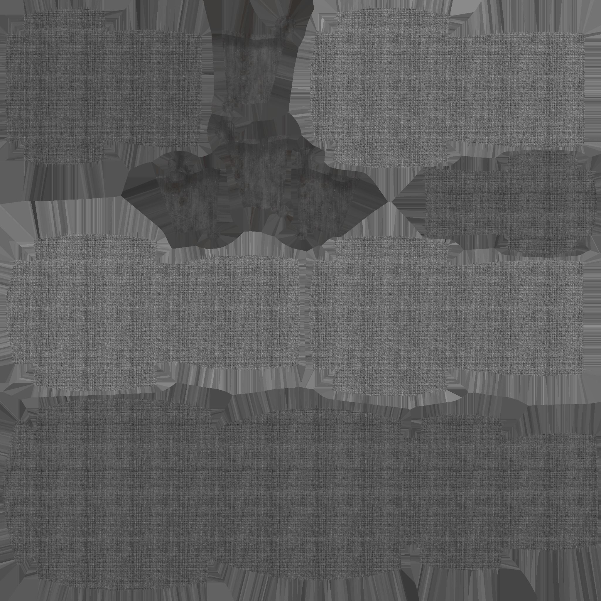 Gray Fabric Armchair Pillow - Furniture Interior Design Free low-poly 3D model_16