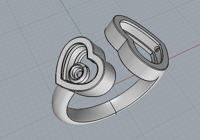 Ring and Earrings 151 3D print model_11