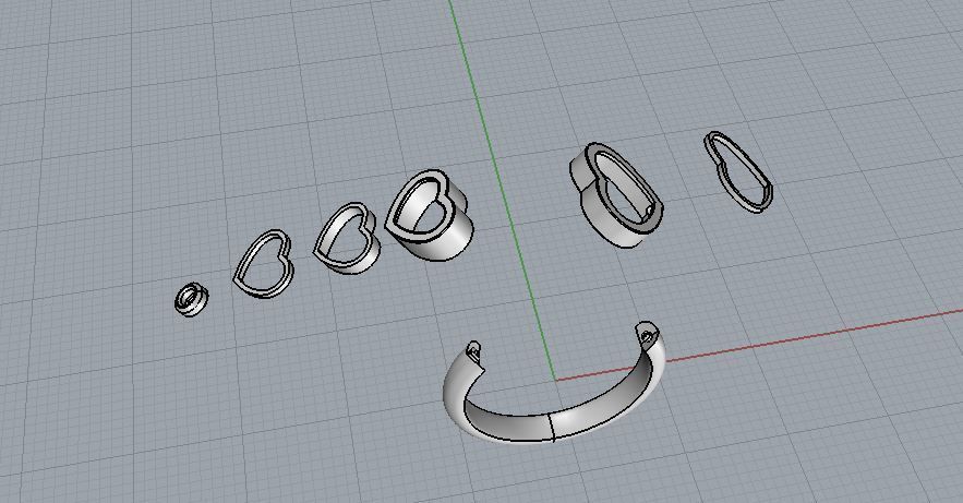 Ring and Earrings 151 3D print model_14