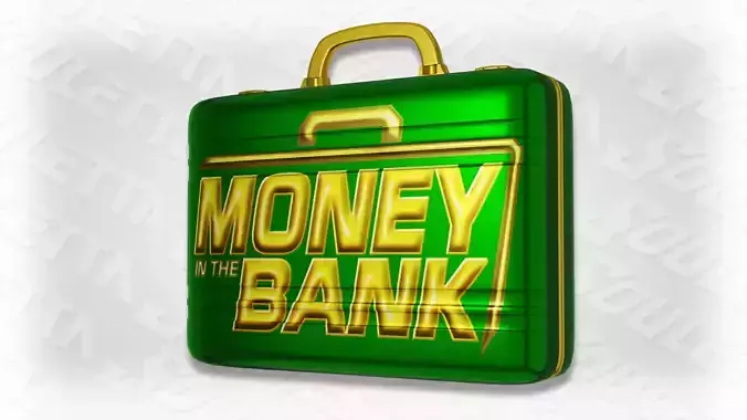 WWE Mens Money In The Bank Briefcase Low-poly 3D model