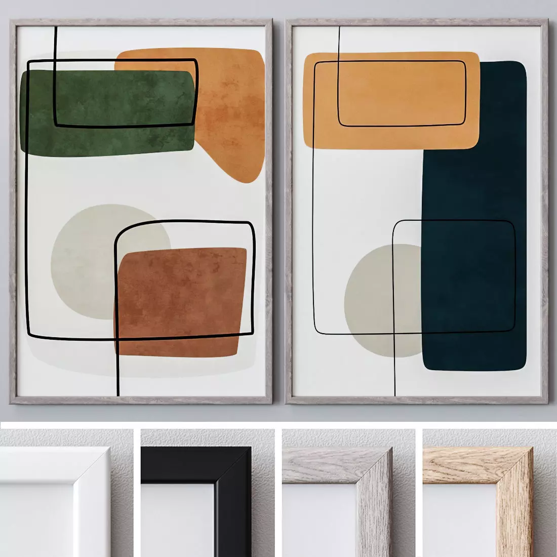 Photo Frames Set  287 3D model_0