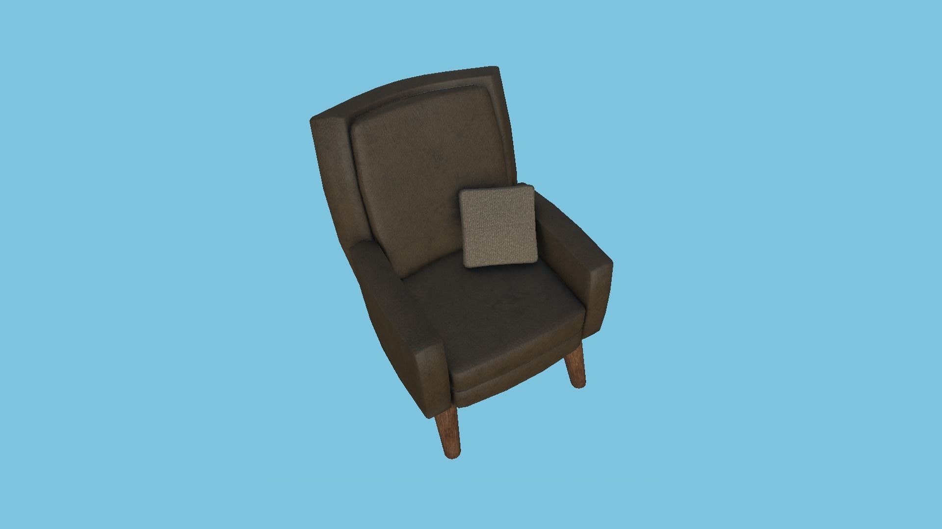 10 Colored Armchair Pillow - Furniture Interior Design 3D Model Collection_33
