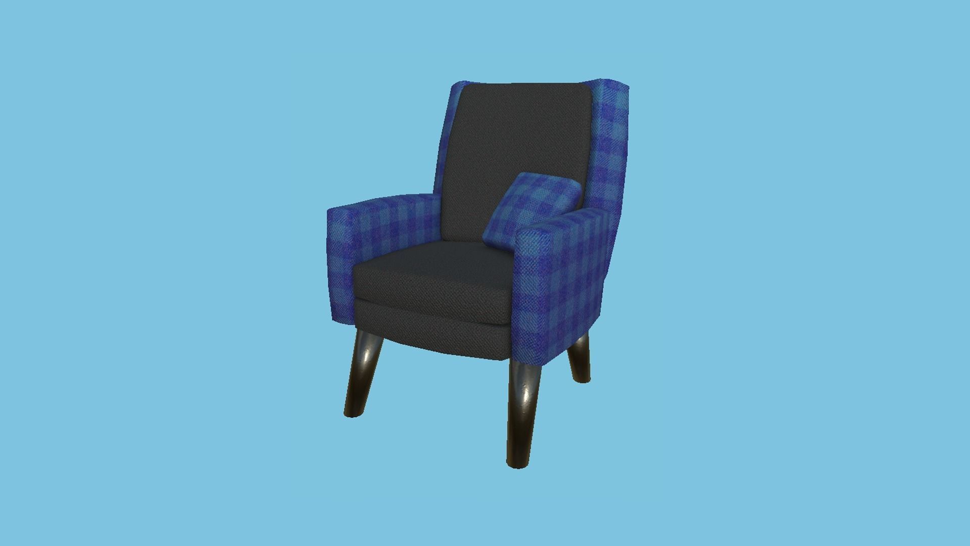 10 Colored Armchair Pillow - Furniture Interior Design 3D Model Collection_38