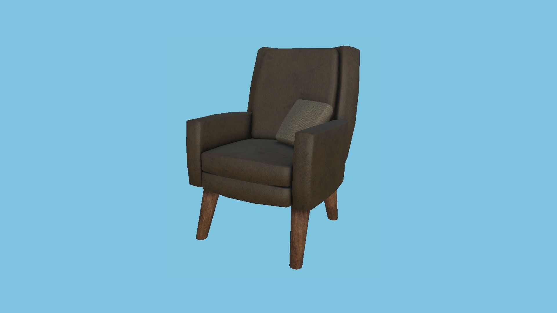 10 Colored Armchair Pillow - Furniture Interior Design 3D Model Collection_35