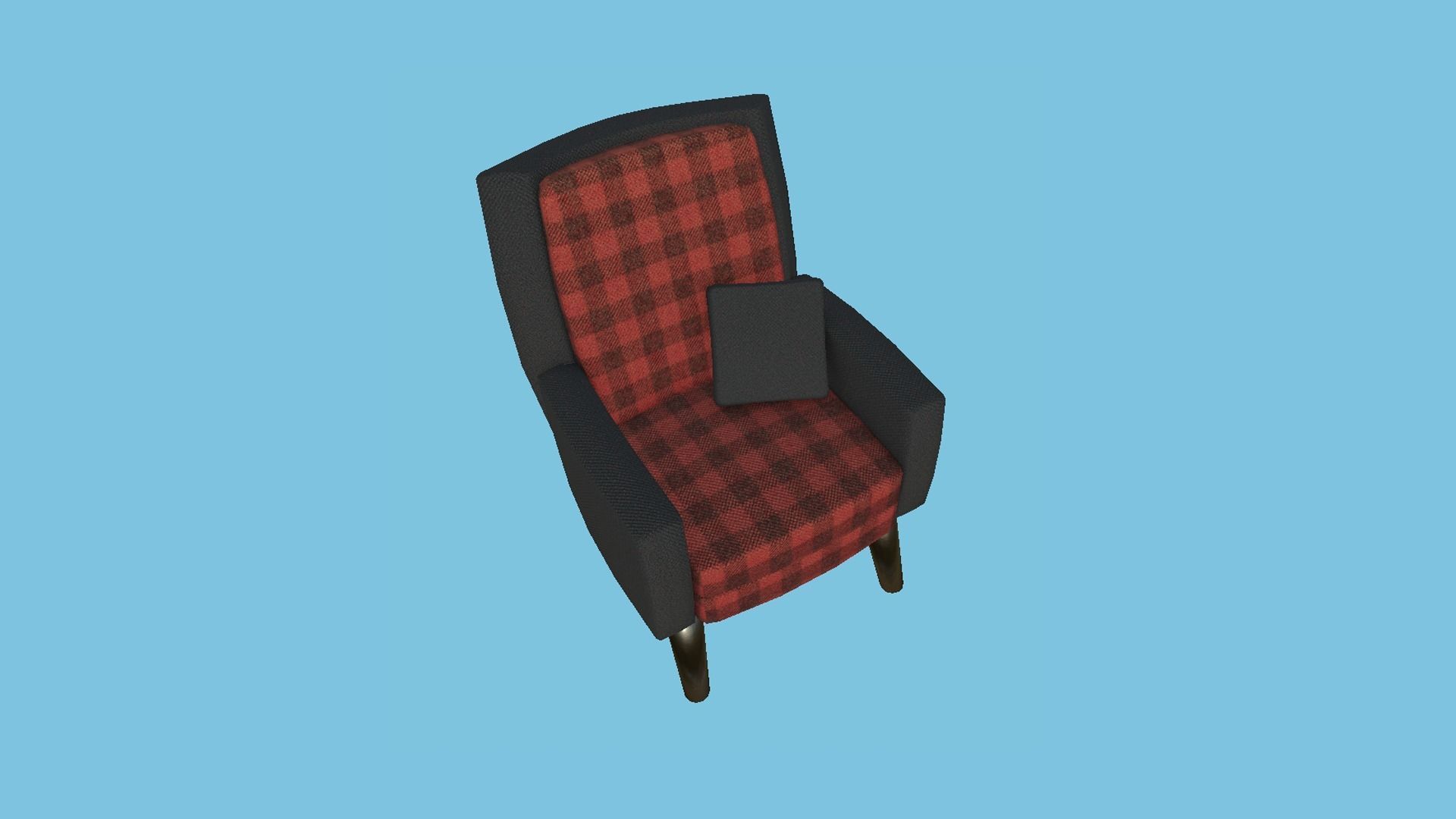 10 Colored Armchair Pillow - Furniture Interior Design 3D Model Collection_47