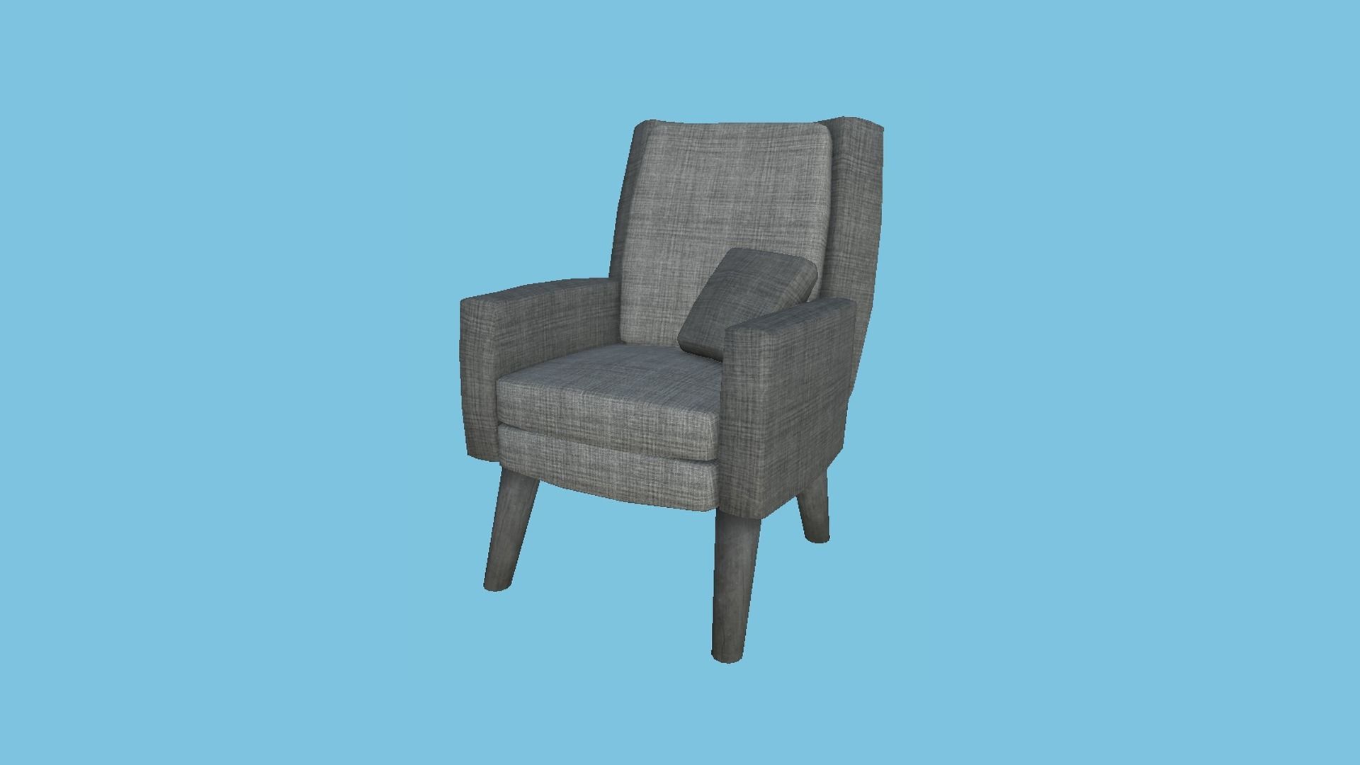 10 Colored Armchair Pillow - Furniture Interior Design 3D Model Collection_40
