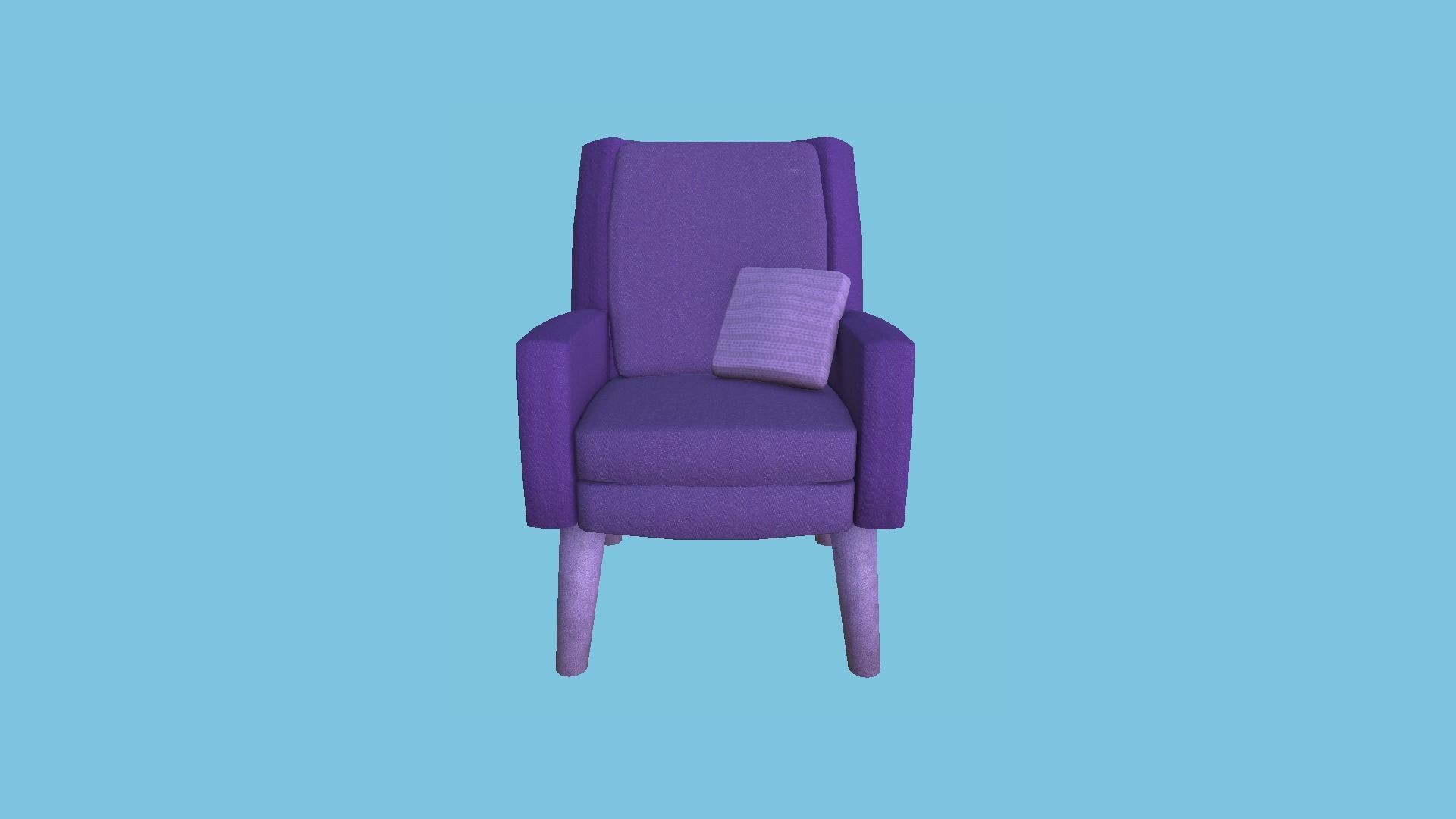 10 Colored Armchair Pillow - Furniture Interior Design 3D Model Collection_27