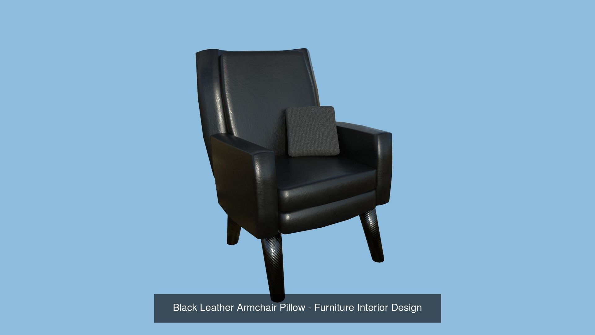 10 Colored Armchair Pillow - Furniture Interior Design 3D Model Collection_3