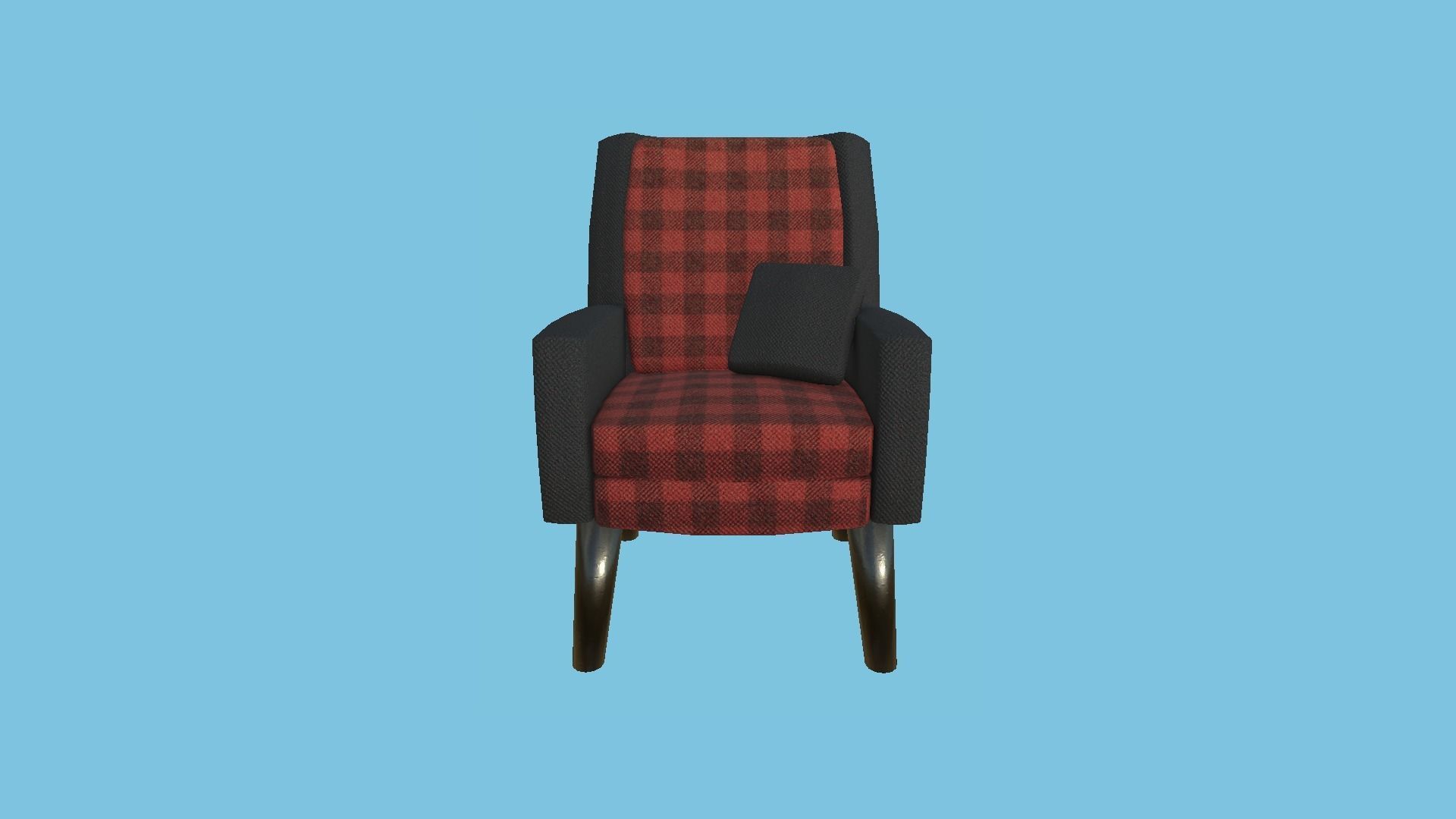10 Colored Armchair Pillow - Furniture Interior Design 3D Model Collection_43