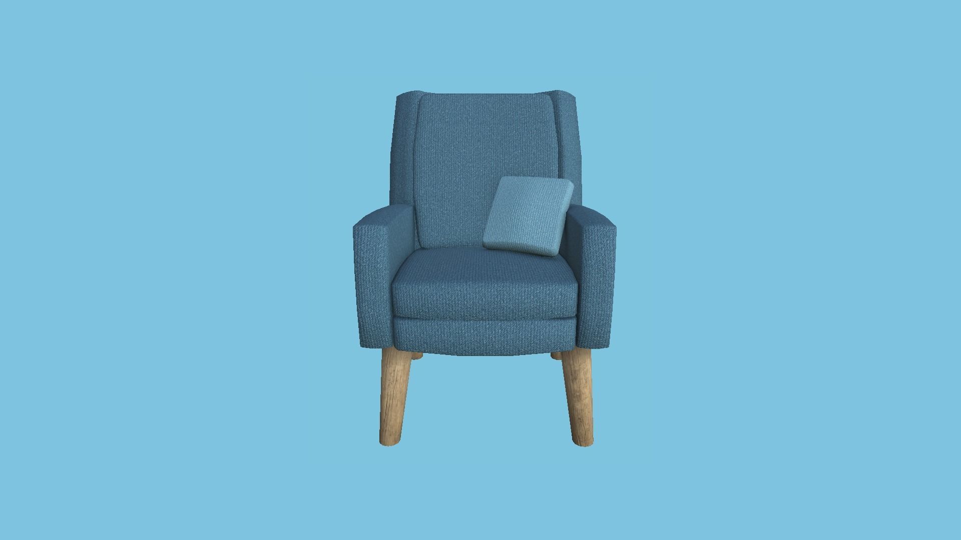 10 Colored Armchair Pillow - Furniture Interior Design 3D Model Collection_34