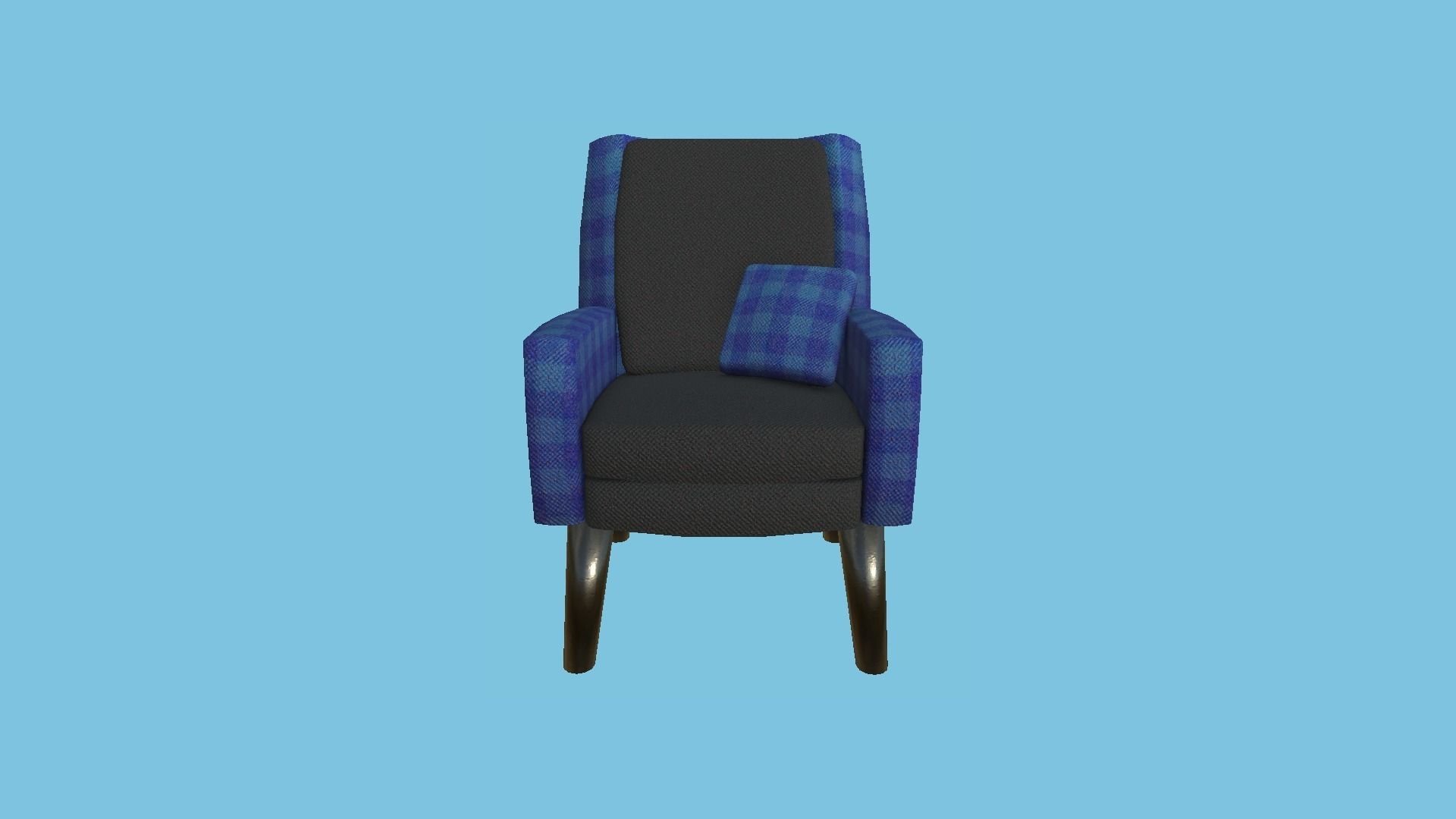 10 Colored Armchair Pillow - Furniture Interior Design 3D Model Collection_44