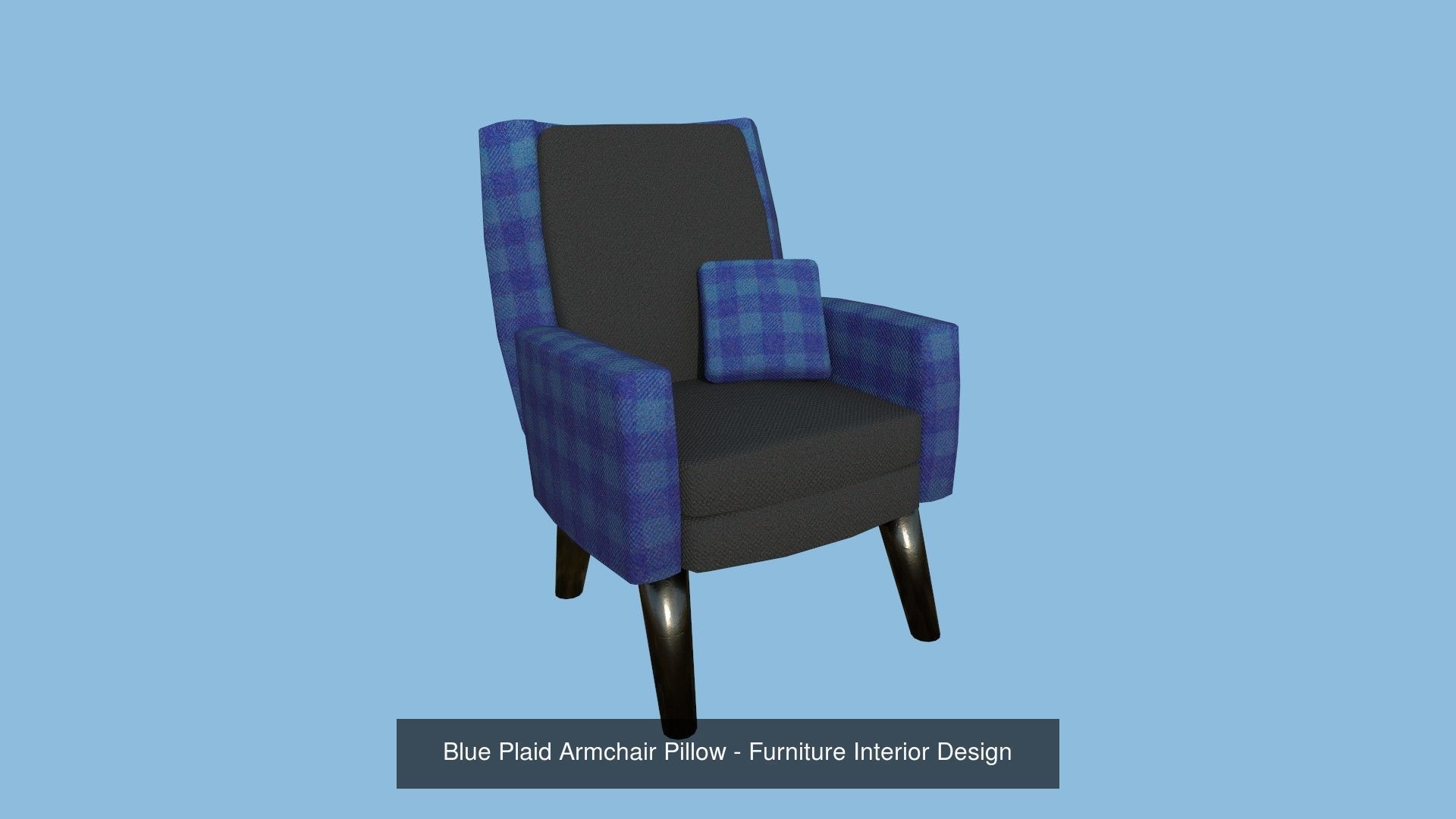 10 Colored Armchair Pillow - Furniture Interior Design 3D Model Collection_6