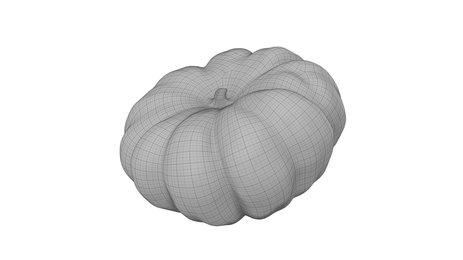 Squash Cucurbita maxima - Extreme Definition Scanned 3D model_6