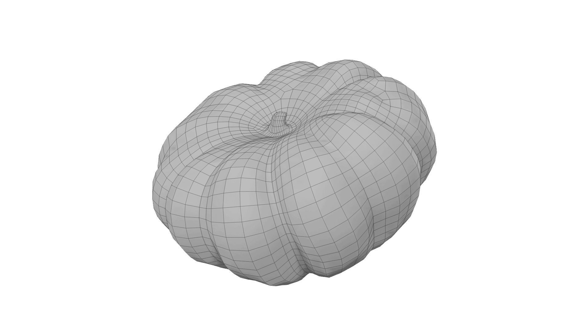 Squash Cucurbita maxima - Extreme Definition Scanned 3D model_4