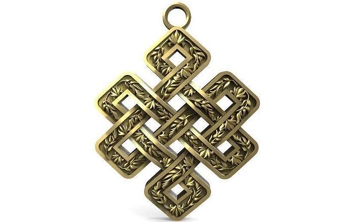 Celtic knot pendant  3D print model