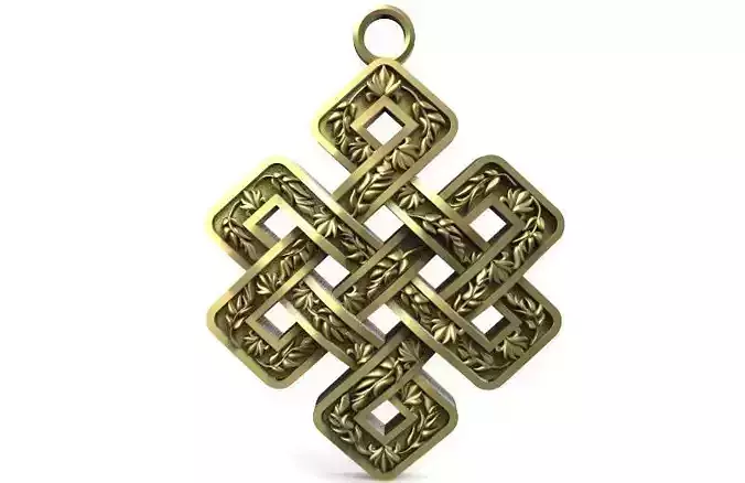 Celtic knot pendant  3D print model