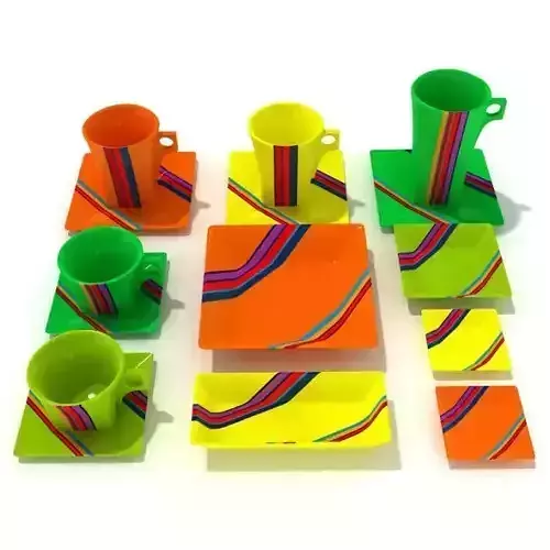 Retro Plastic Dishes