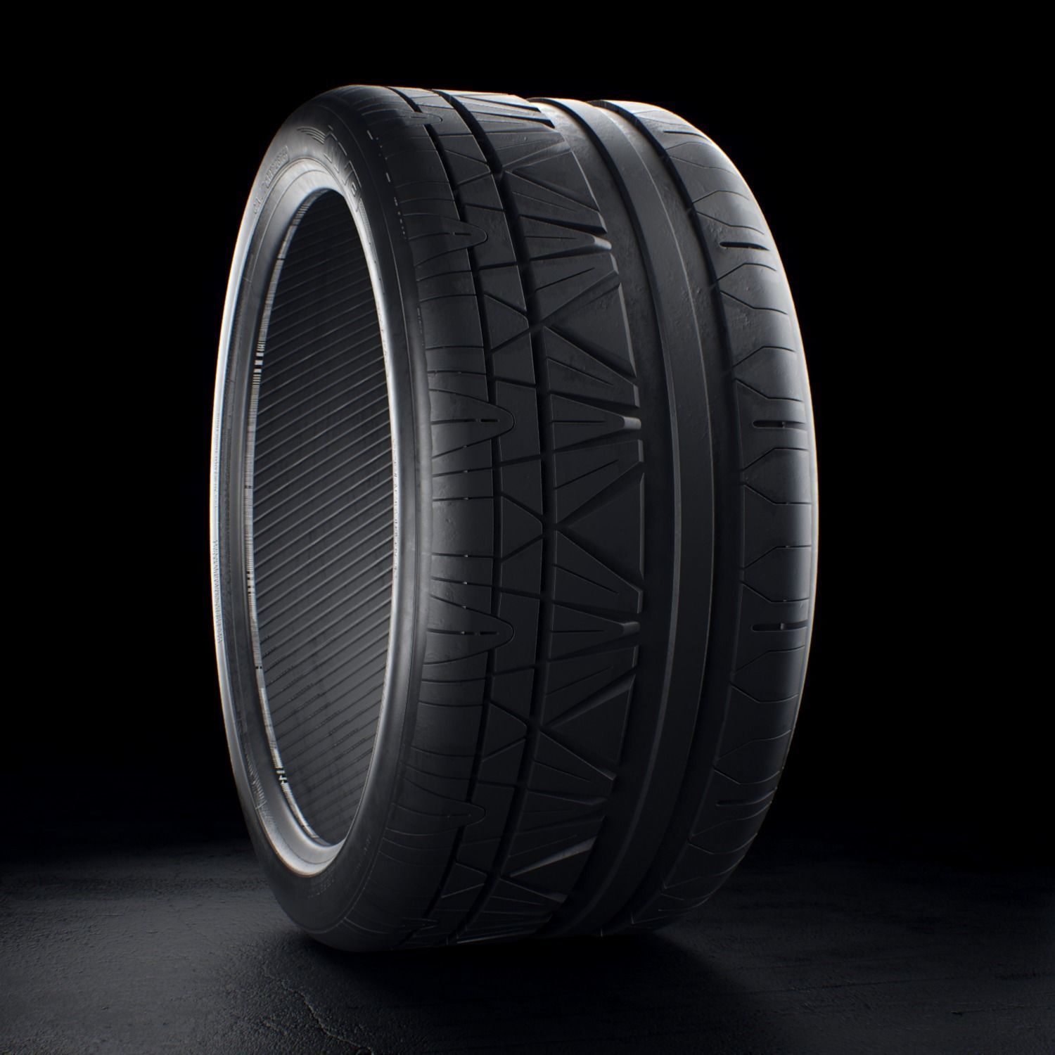 NITTO Invo tire 3D model_1