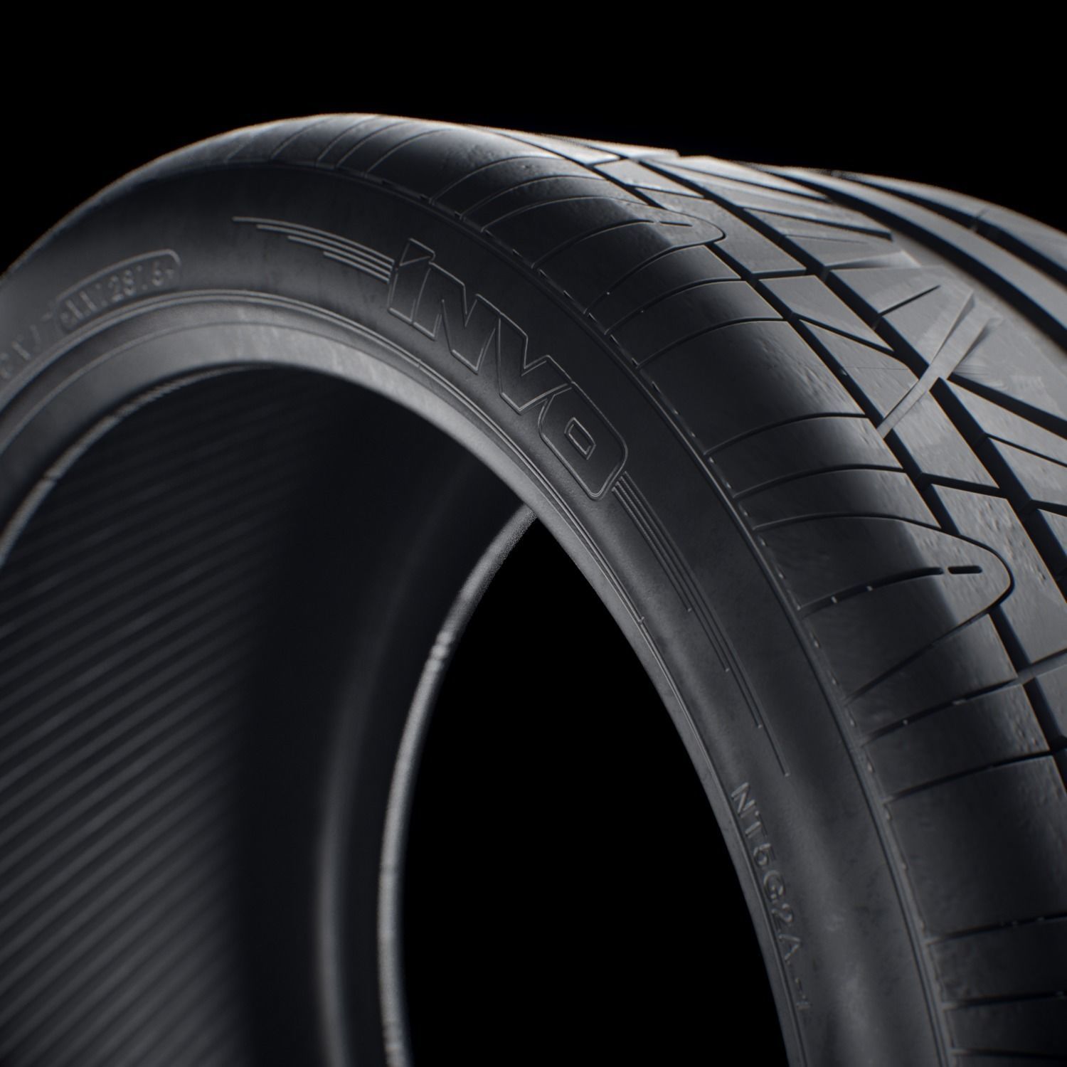 NITTO Invo tire 3D model_2