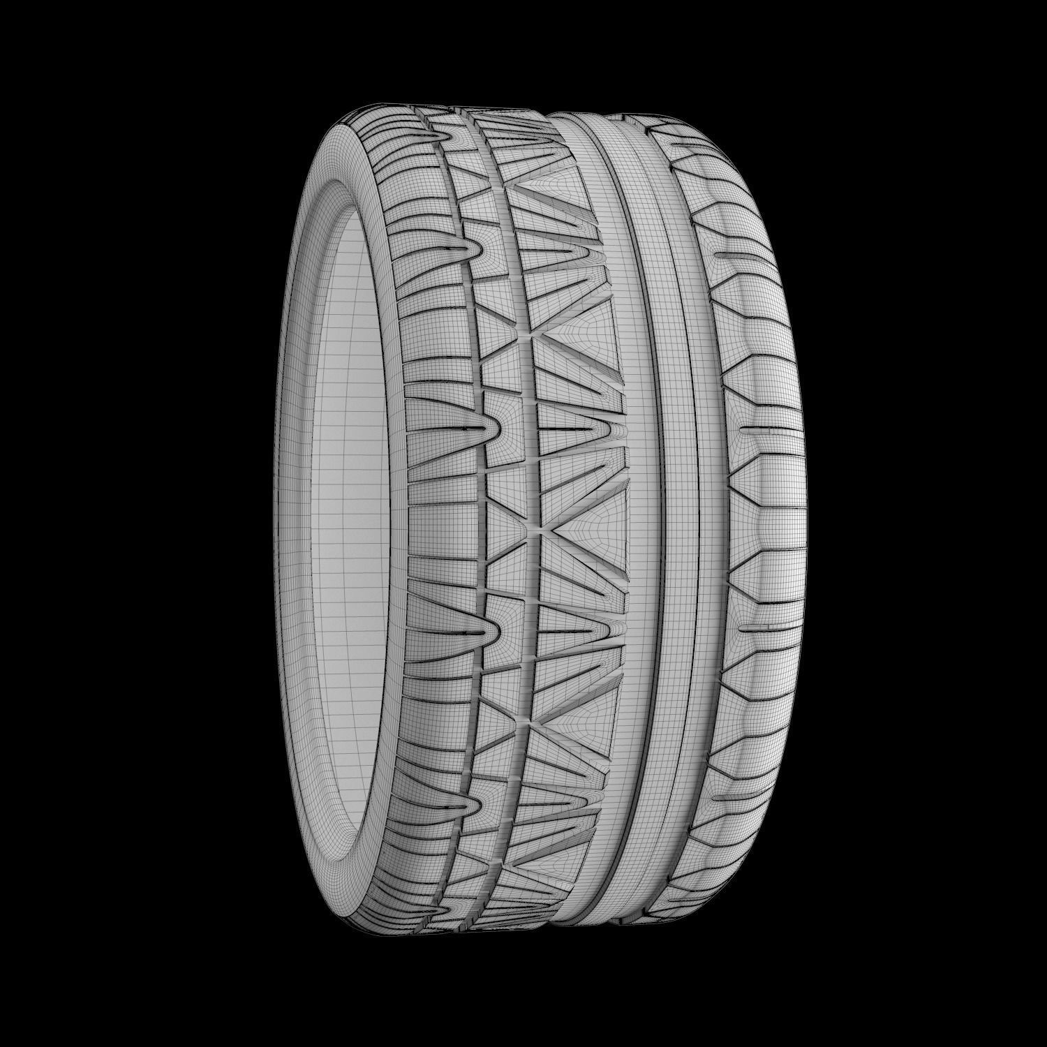 NITTO Invo tire 3D model_6