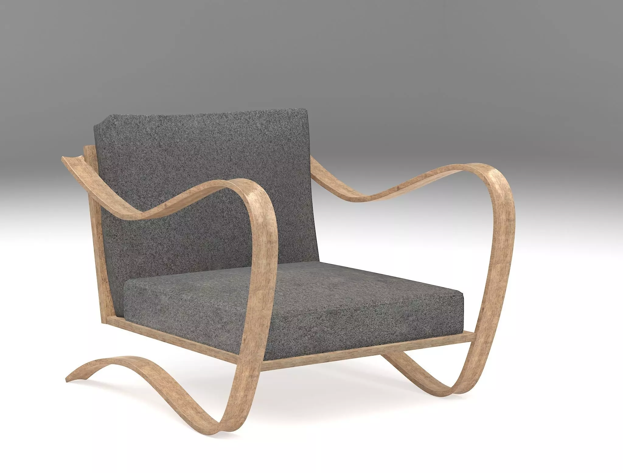 Armchair 01 3D model_0