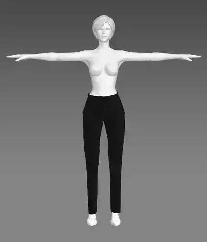 Woman Clothing T-Pose 357