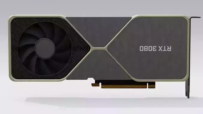 RTX 3080 Founders Edition 3D model