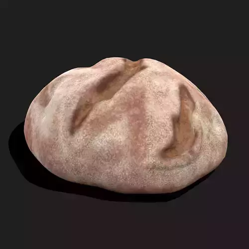 Medieval Bread Loaf Free low-poly 3D model