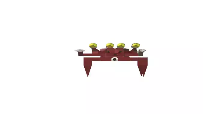 killbot beware evil ones Low-poly 3D model