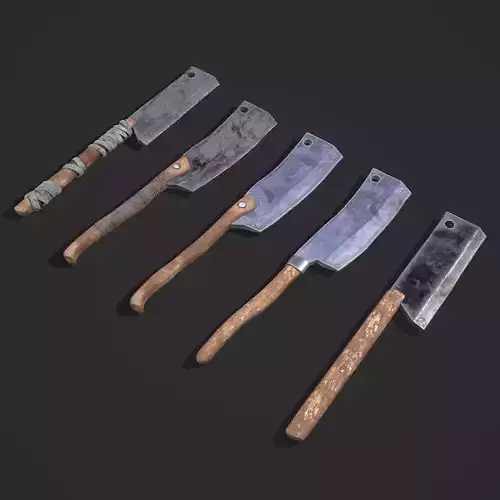 Hog Splitters Low-poly 3D model