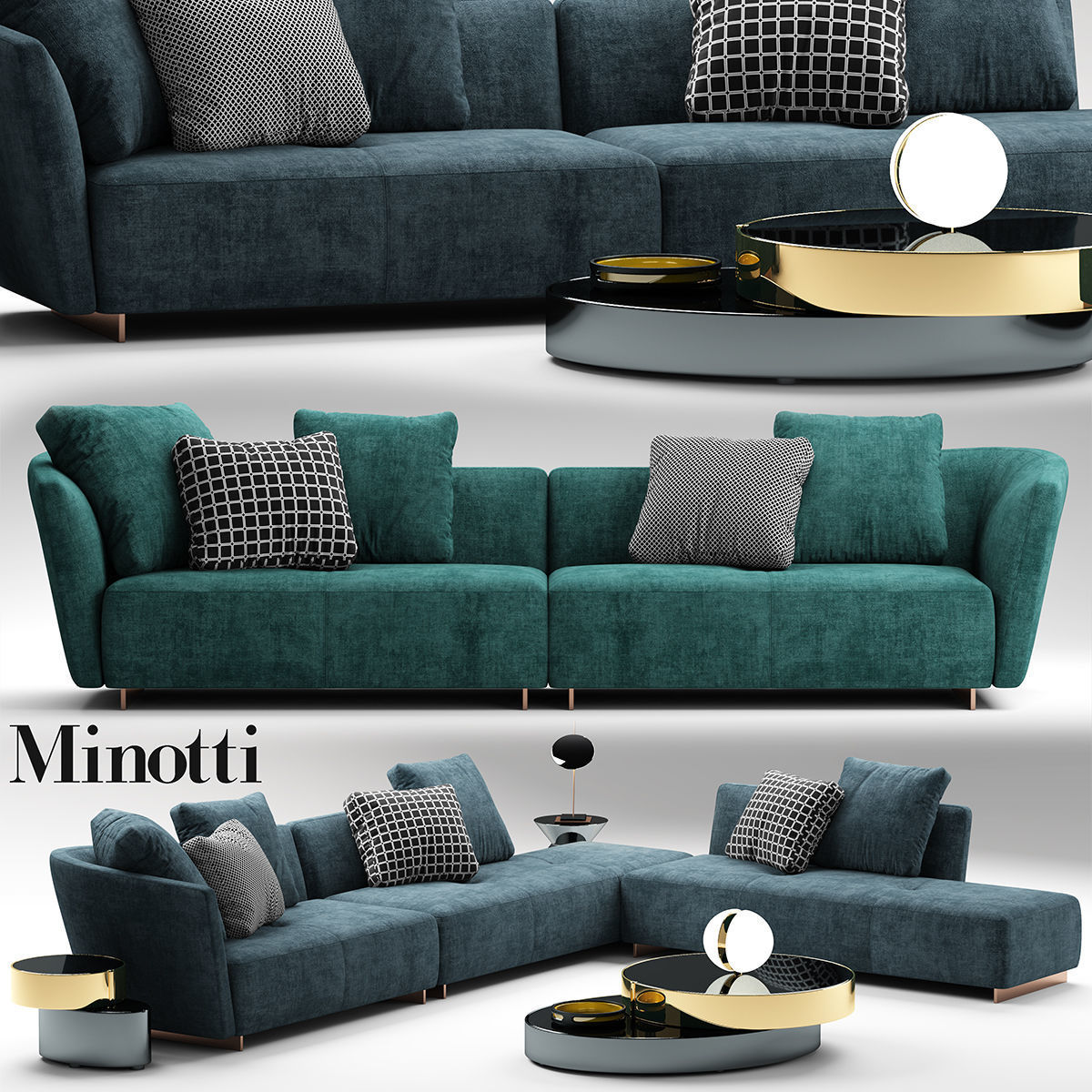 Sofas 3d Coleccion 1  Low-poly 3D model_7